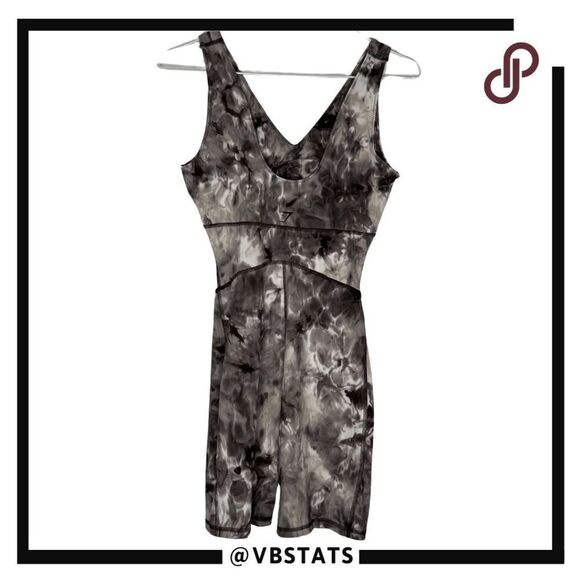 Gymshark Women's Elevate All In One Romper Cement Brown Spray Dye Size Small - Picture 1 of 6